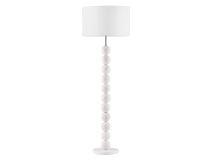 Bílá stojací lampa Chamois 155 cm