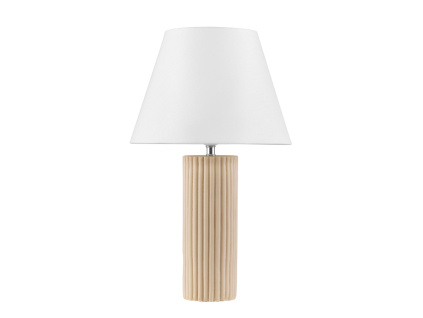 Béžová stolní lampa Bacco