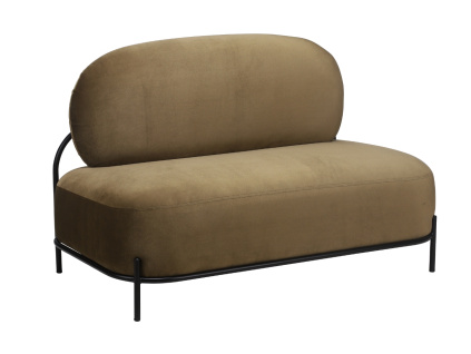 Zelená pohovka POLLY 124,5 cm