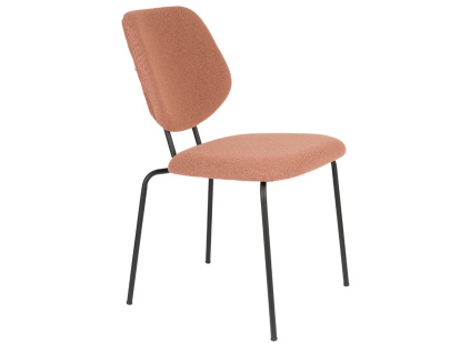 Růžová jídelní židle ZELO