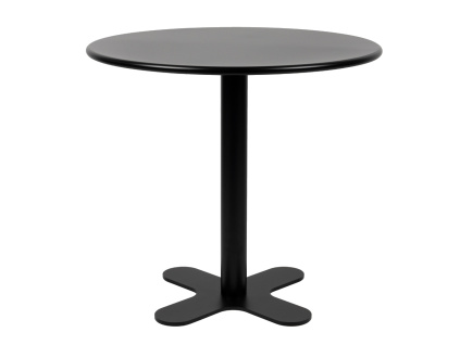 Černý zahradní odkládací stolek SANJAY 80 cm