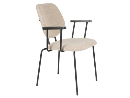 Béžová jídelní židle ZELO