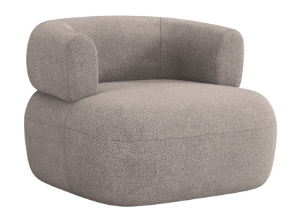 Světle hnědé bouclé křeslo Windsor & Co Aldrin