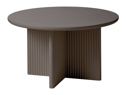 Hnědý lakovaný konferenční stolek Unique Furniture Palma 80 cm