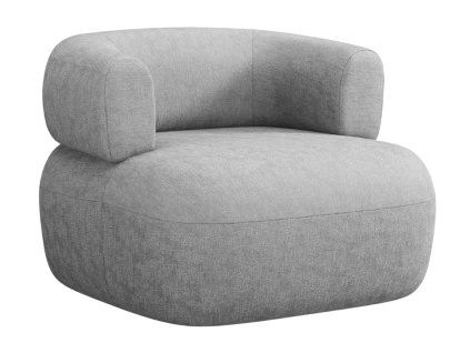 Světle šedé čalouněné křeslo Windsor & Co Aldrin