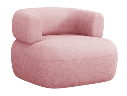 Růžové čalouněné křeslo Windsor & Co Aldrin