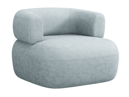 Světle modré čalouněné křeslo Windsor & Co Aldrin