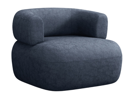 Modré čalouněné křeslo Windsor & Co Aldrin