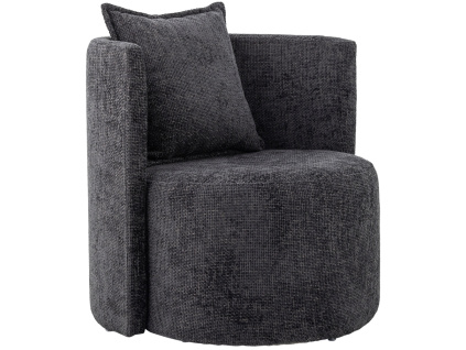 Šedé čalouněné křeslo Morris