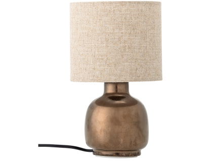 Bronzová keramická stolní lampa Agni 25,5 cm