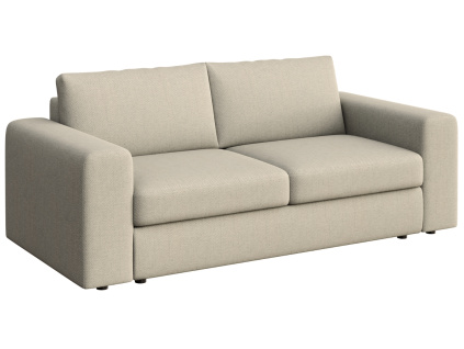 Béžová čalouněná trojmístná pohovka Baga 218 cm