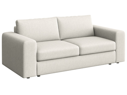 Krémově bílá čalouněná trojmístná pohovka Baga 218 cm