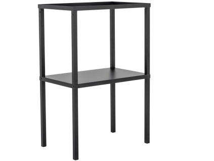 Černý kovový modulární regál Bloomingville Loups 90 x 59 cm