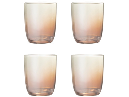 Sada čtyř bronzových sklenic bloomingville Aston 375 ml