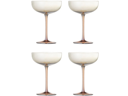 Sada čtyř bronzových kokteilových sklenic bloomingville Aston 325 ml