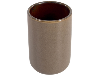 Hnědý keramický stojan na zubní kartáčky Kave Home Berdolina