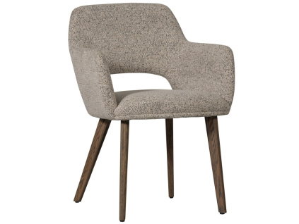 Béžová čalouněná jídelní židle Murat