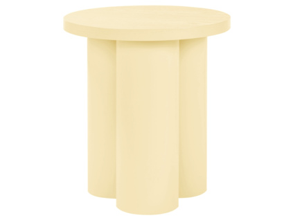 Světle žlutá dřevěná stolička Oly 42,5 cm