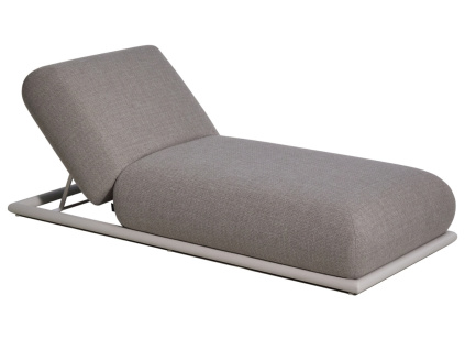 Šedé čalouněné zahradní lehátko Richmond Sullivan