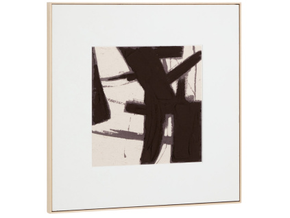 Abstraktní obraz kave home Arilan 100 x 100 cm