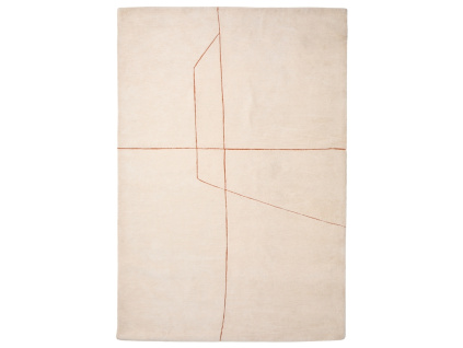 Béžový koberec Kave Home Delide 160 x 230 cm