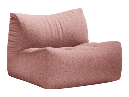 Růžové čalouněné křeslo Micadoni Tove