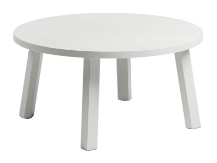 Bílý nízký zahradní stolek Maximo Tavolino 60 cm