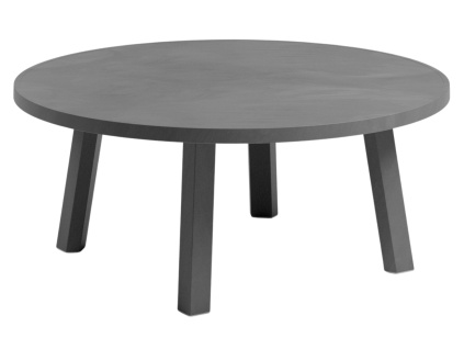 Šedý nízký zahradní stolek Maximo Tavolino 70 cm