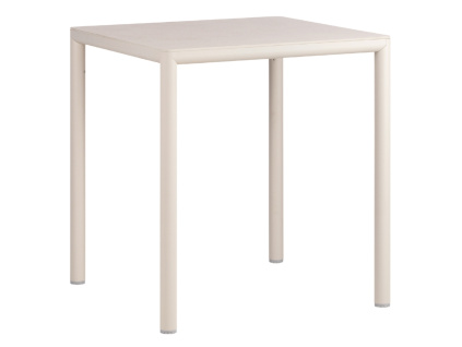 Béžový zahradní stůl Piave 70 x 70 cm