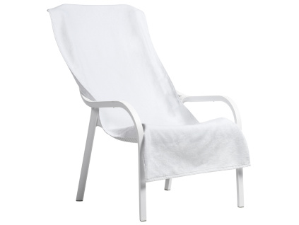 Bílá bavlněná osuška Telo 60 x 158 cm