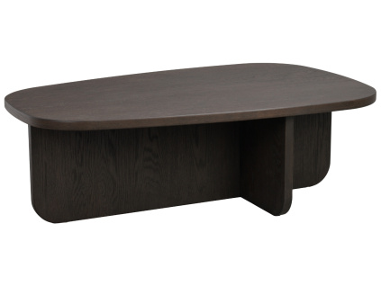 Hnědý dubový koneferenční stolek Rowico BILLINGS 118 x 73 cm