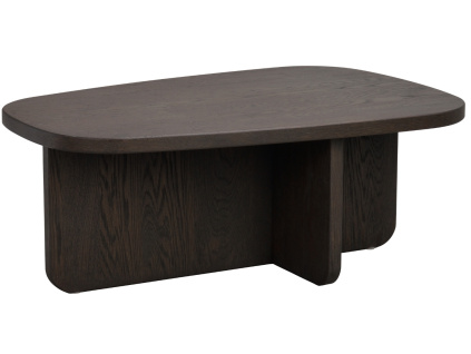 Hnědý dubový koneferenční stolek ROWICO BILLINGS 89 x 59 cm