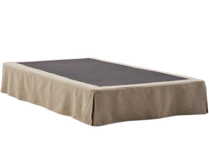 Béžová jednolůžková postel Kave Home Jaira 90 x 200 cm