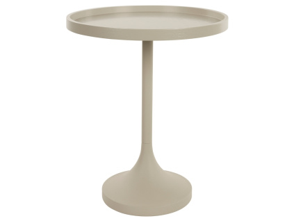 Béžový lakovaný odkládací stolek ZUIVER JASON 46 cm