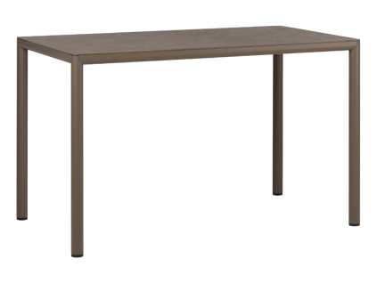 Hnědý zahradní stůl Piave 120 x 70 cm