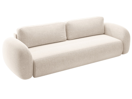 Světle béžová čalouněná rozkládací pohovka Kora 262 cm