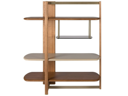 Ořechový regál Angel Cerdá No. 3300, 162 x 140 cm, levý