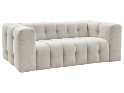 Béžová čalouněná rozkládací pohovka Cloud 228 cm