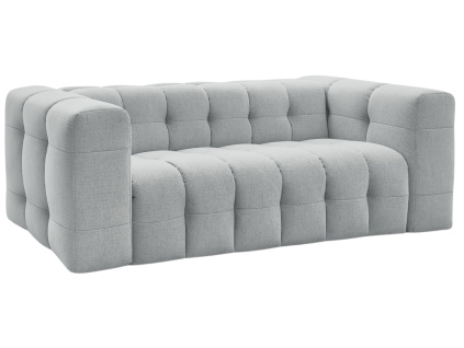 Světle šedá čalouněná rozkládací pohovka Cloud 228 cm