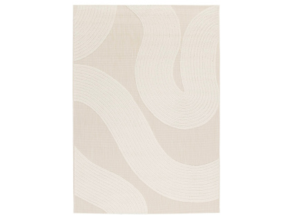 Světle béžový koberec Via 160 x 230 cm