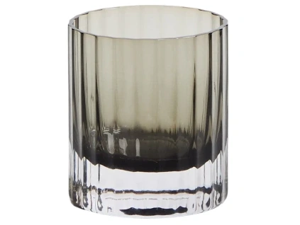 Šedá sklenice Kave Home Clarien 300 ml