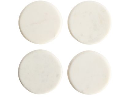 Set čtyř mramorových podtácků Kave Home Erefi