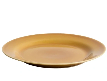 Žlutý talíř Kave Home Selune Ø28 cm