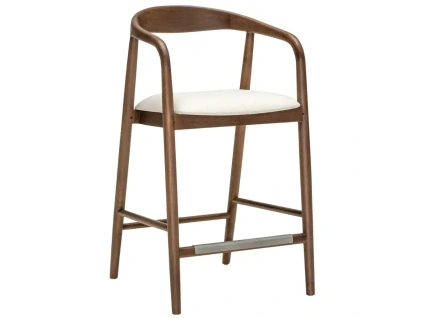Ořechová barová židle Udvika 65 cm