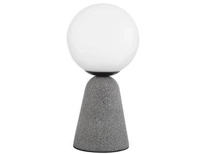 Šedá stolní lampa Nova Luce Zero