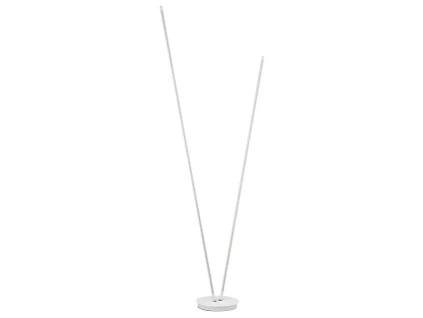 Bílá kovová stojací LED lampa Nova Luce Intec 184 cm