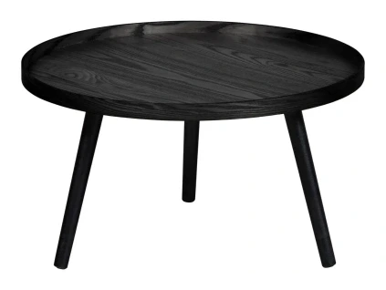 Černý dřevěný konferenční stolek Mesa 60 cm
