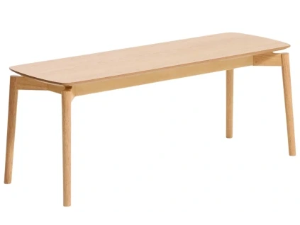 Dřevěná lavice Kave Home Evera 120 cm