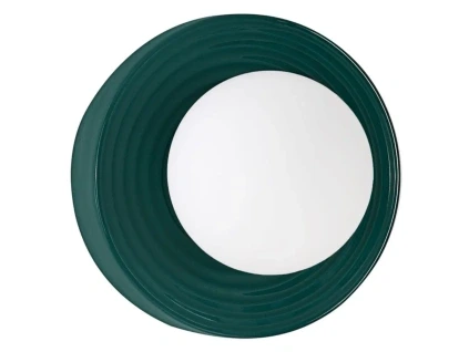 Zelené keramické nástěnné světlo Nova Luce Orbique 16 cm