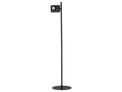 Černá kovová stojací LED lampa Nova Luce Kedros 131 cm